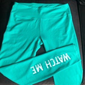 Fabletics Green “Watch Me” Leggings